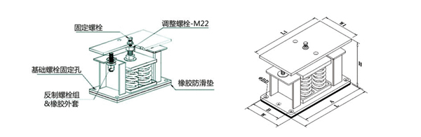 ZTF可调式弹簧减震器,上海ZTF可调式弹簧减震器,淞江ZTF可调式弹簧减震器