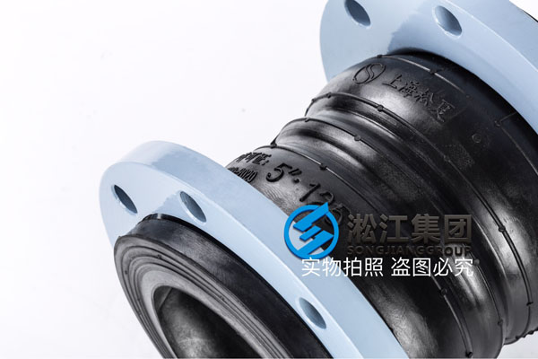 珠海水处理系统使用DN125双球橡胶软接头